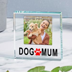 Dog Dad or Dog Mum Glass Photo Upload Token
