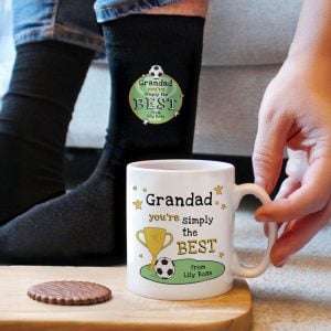 Men's Personalised Simply The Best Mug & Socks Gift Set