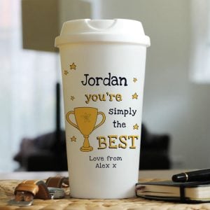 Personalised Simply The Best Travel Mug
