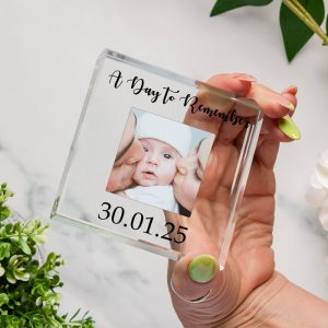 Personalised A Day To Remember Glass Photo Token