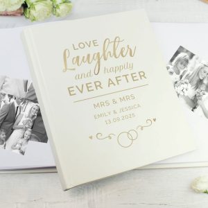 Personalised Happily Ever After Traditional Wedding Album