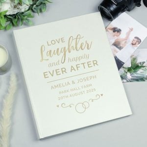 Personalised Happily Ever After Traditional Wedding Album