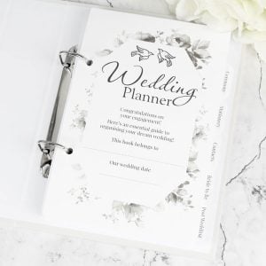 Personalised Botanical Border Wedding Planner