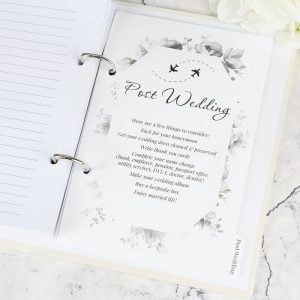 Personalised Botanical Border Wedding Planner