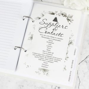 Personalised Autumnal Wedding Planner