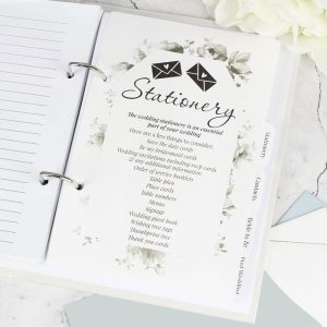 Personalised Floral Wedding Planner
