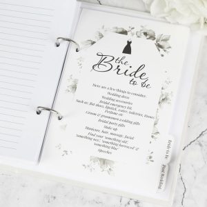 Personalised Floral Wedding Planner