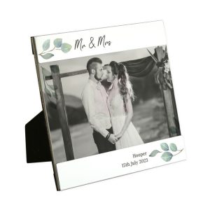 Personalised Botanical 6x4 Landscape Photo Frame