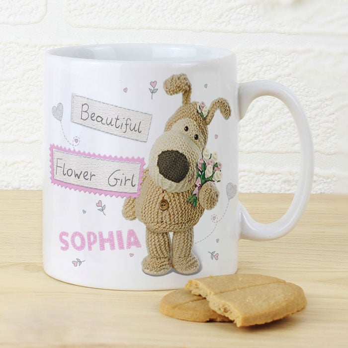 Personalised Boofle Flower Girl Wedding Mug