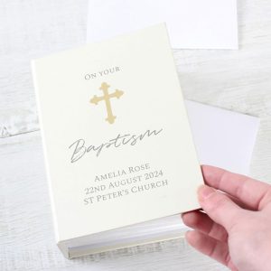 Personalised 6x4 Inch Christening Or Communion Photo Album