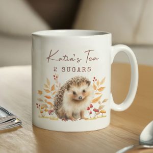 Personalised Ceramic Hedgehog Mug
