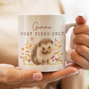 Personalised Ceramic Hedgehog Mug