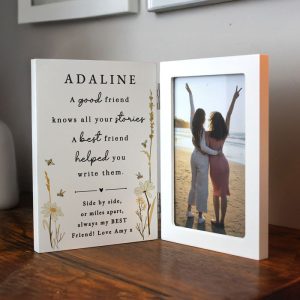 Personalised Best Friend Wooden Hinged 6x4 Inch Photo Frame