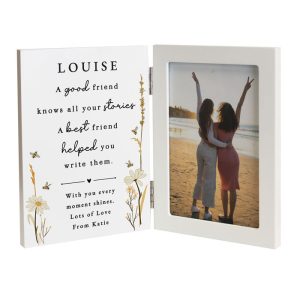 Personalised Best Friend Wooden Hinged 6x4 Inch Photo Frame