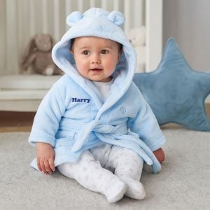 Personalised Baby Bath Robe in a Gift Box 0-24 Months