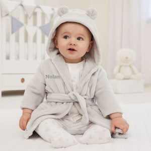 Personalised Baby Bath Robe in a Gift Box 0-24 Months