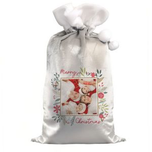 Personalised Photo Upload Christmas Santa Sack
