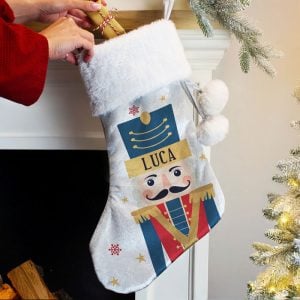 Personalised Nutcracker Children's Christmas Stocking