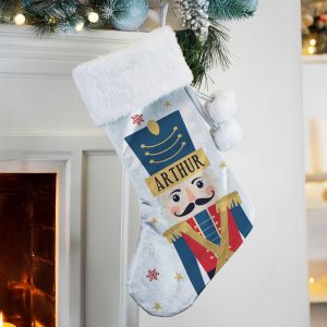 Personalised Nutcracker Children's Christmas Stocking