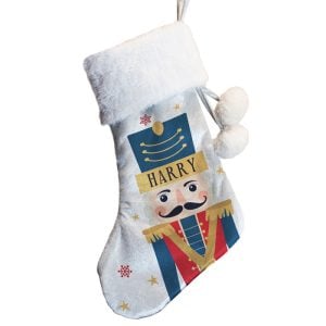 Personalised Nutcracker Children's Christmas Stocking