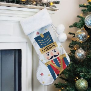 Personalised Nutcracker Children's Christmas Stocking