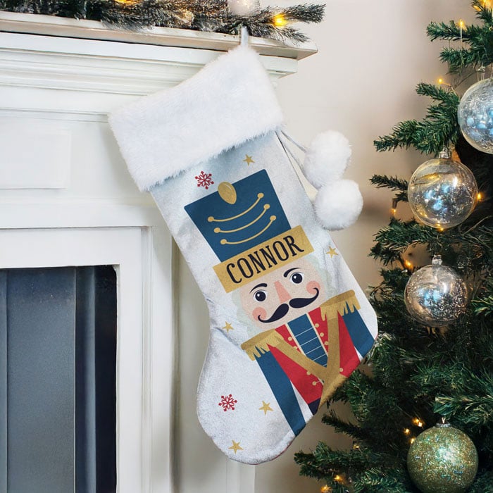 Personalised Nutcracker Children's Christmas Stocking