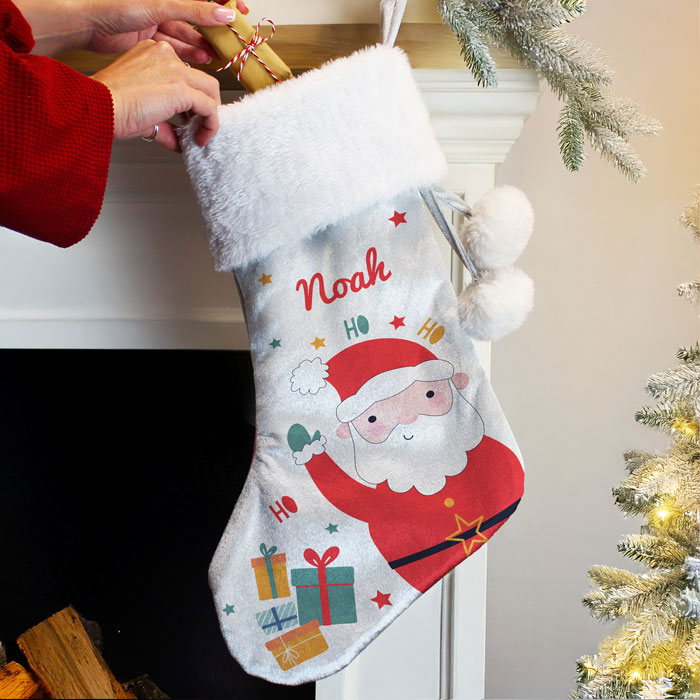 Personalised Santa Christmas Stocking