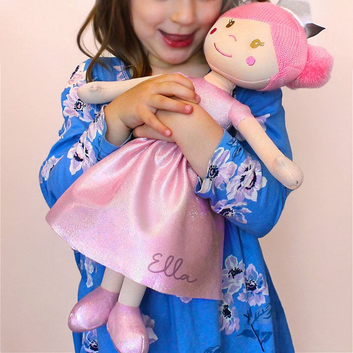 Personalised Princess Ballerina Rag Doll