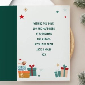 Personalised Photo Upload Pack of 10 Santa Christmas Cards
