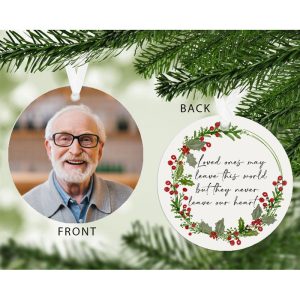 Memorial Photo Upload Christmas Tree Decoration