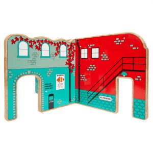 Lanka Kade Wooden Fire And Police Toy World Playset