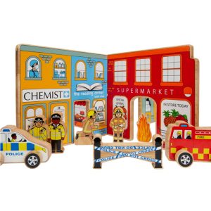 Lanka Kade Wooden Town Toy World Fair Trade Playset