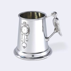 Personalised Engraved Pewter Baby Mug With Birth Details