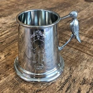 Personalised Engraved Pewter Baby Mug With Birth Details