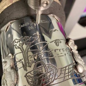 Personalised Engraved Pewter Teddy Bears Picnic Money Box