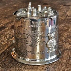 Personalised Engraved Pewter Teddy Bears Picnic Money Box
