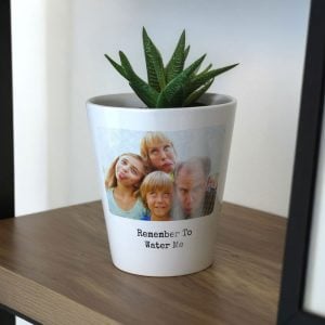 Personalised Photo Upload Ceramic Plant Pot