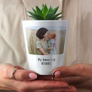 Personalised Photo Upload Ceramic Plant Pot