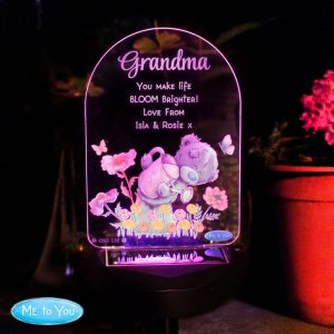 Personalised Me to You Tatty Teddy Garden LED Solar Light