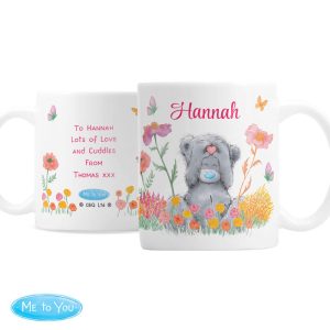 Personalised Me to You Flowery Tatty Teddy Mug