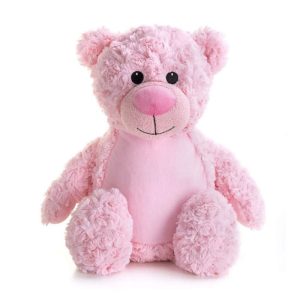 Personalised Embroidered Pink Tummi Teddy Bear From Birth