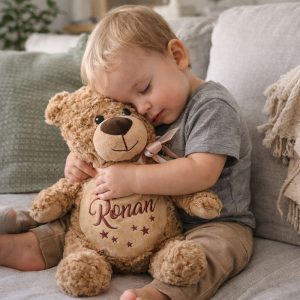 Personalised Embroidered Brown Tummi Teddy Bear