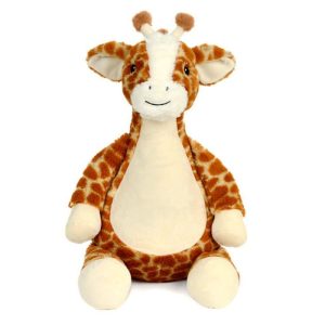 Personalised Embroidered Cubbies Giraffe Baby Toy - Unisex