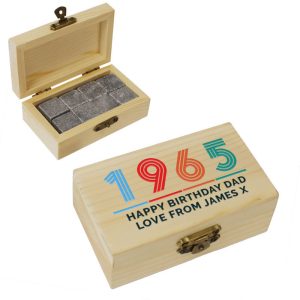 Personalised Big Age Whisky Stones - Birthday Gift