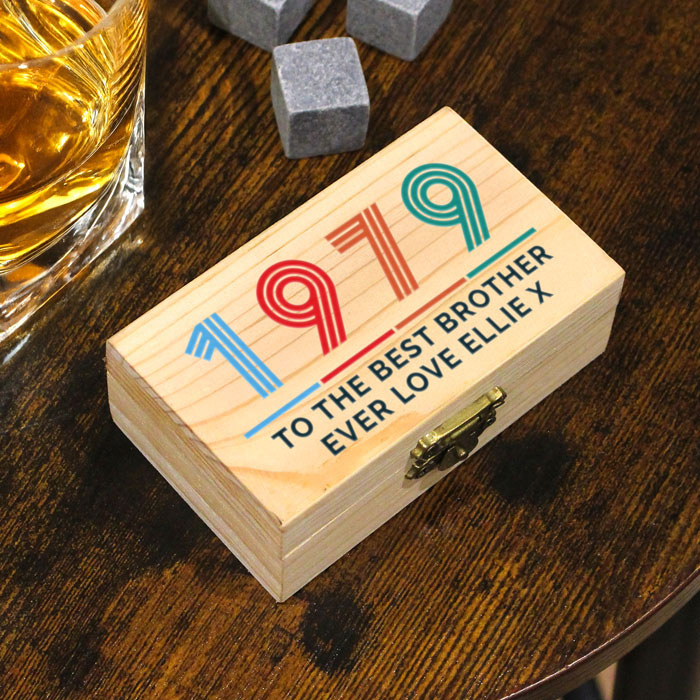 Personalised Big Age Whisky Stones - Birthday Gift