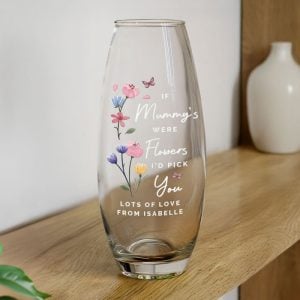 Personalised I'd Pick You Colourful Text Bullet Vase