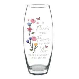 Personalised I'd Pick You Colourful Text Bullet Vase