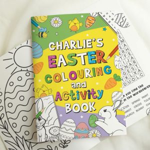Children's Personalised Easter Activity & Colouring Book