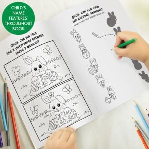 Children's Personalised Easter Activity & Colouring Book