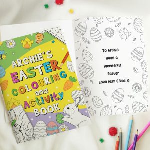 Children's Personalised Easter Activity & Colouring Book